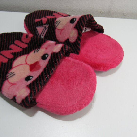 PINK PANTHER cushioned Lounge Slippers Womens 6-7 - Picture 2 of 4